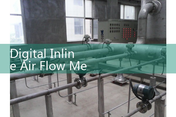 Digital Inline Air Flow Meter: Pneumatic Pipeline Airflow Efficiency Tracking